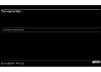 The road to Hell   is paved with best practices  Image: Caution, a Creative Commons