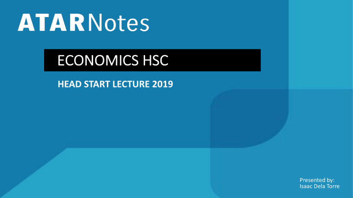 economics hsc ec