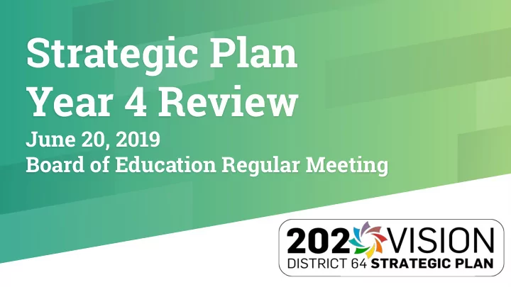 strategic plan