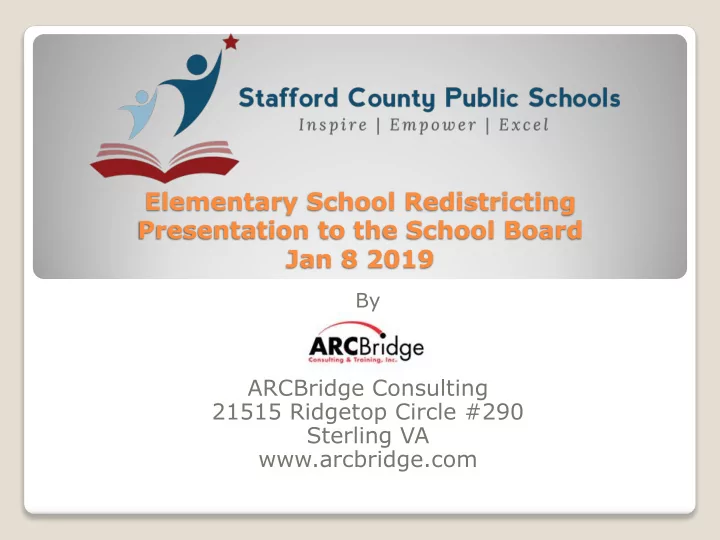 elementary school redistricting presentation to the