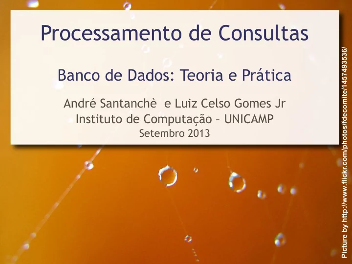 processamento de consultas