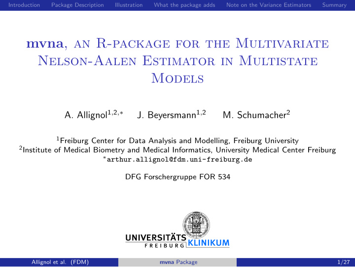 mvna an r package for the multivariate nelson aalen