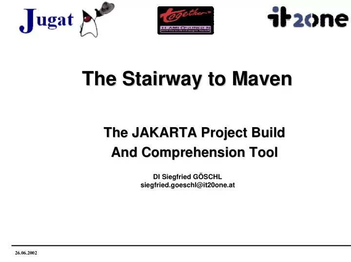 the stairway to maven the stairway to maven