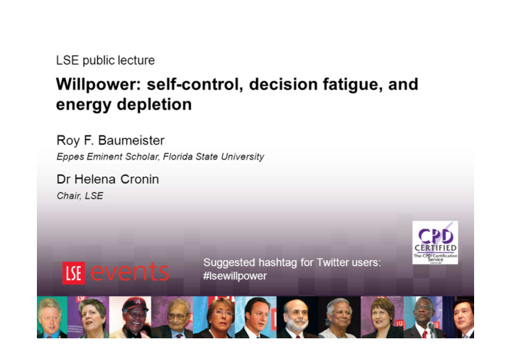 willpower self control decision fatigue and energy