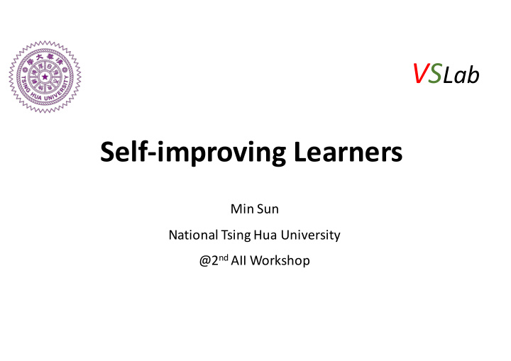 self improving learners