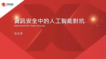 Adversarial AI in Cyber Security    WHO AM I