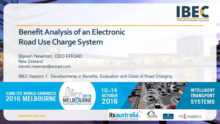benefit analysis of an electronic