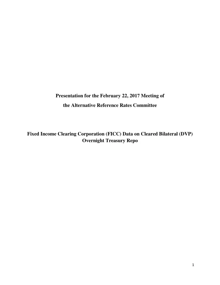 presentation for the february 22 201 7 meeting of the