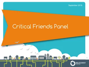 Critical Friends Panel  1  EQ Communications  Who we are  Housekeeping  Agenda  2 Purpose