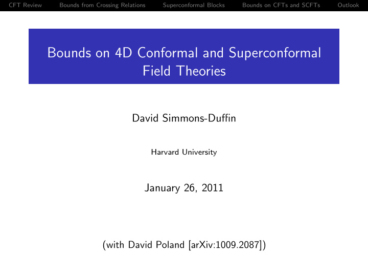 bounds on 4d conformal and superconformal field theories
