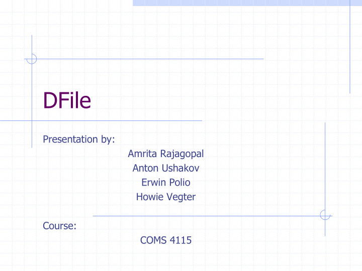 dfile