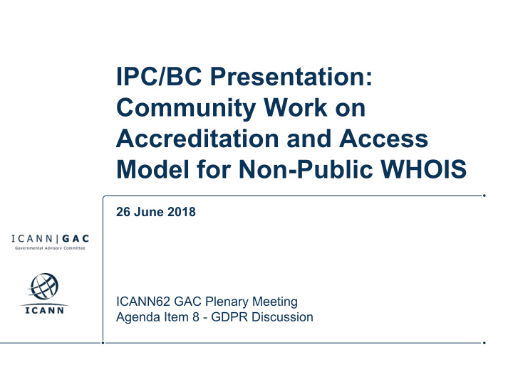 ipc bc presentation community work on accreditation and