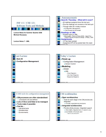Announcements  Quiz #3- Thursday  What will it cover?  All readings assigned since the
