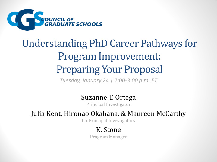 understanding phd career pathways for program improvement