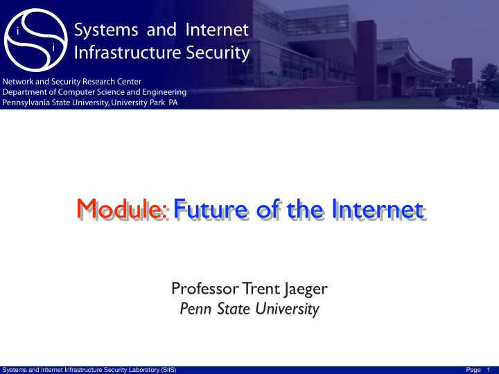 module future of the internet