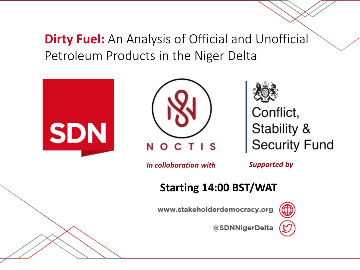 dirty fuel an analysis of official and unofficial