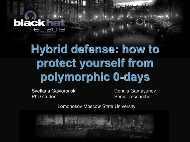 hybrid defense how to