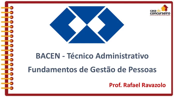 bacen t cnico administrativo fundamentos de gest o de