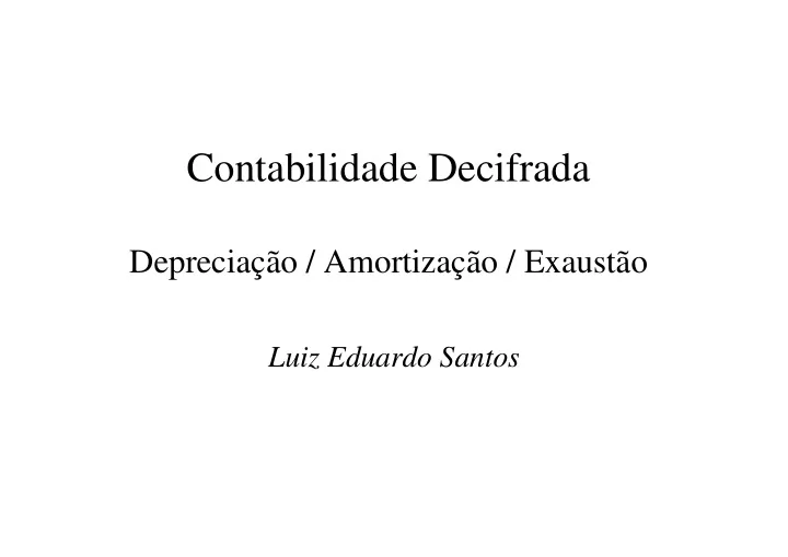 contabilidade decifrada