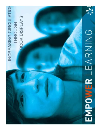 INCREASING CIRCULATION  BOOK DISPLAYS  THROUGH  2  Placement  PLACEMENT  LIBRARY GEOGRAPHY