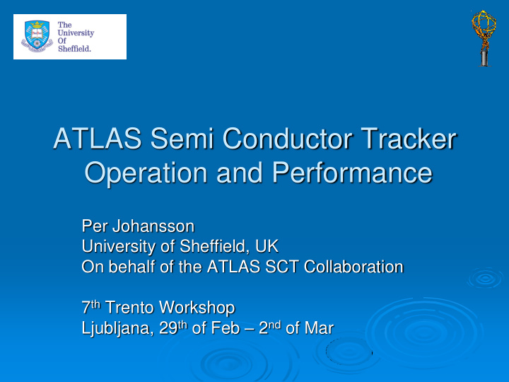 atlas semi conductor tracker operation and performance