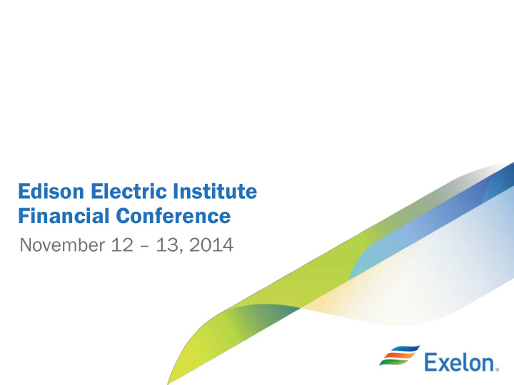 edison electric institute financial conference november