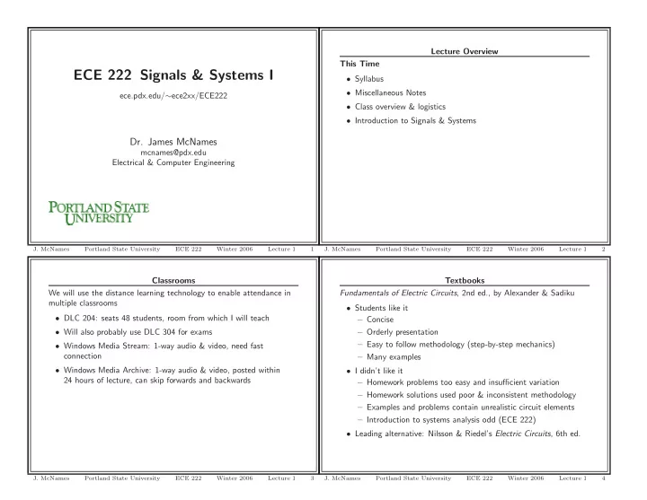 ece 222 signals systems i