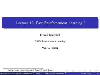 Refresh Your Understanding: Multi-armed Bandits  Select all that are true:  Up to slight variations