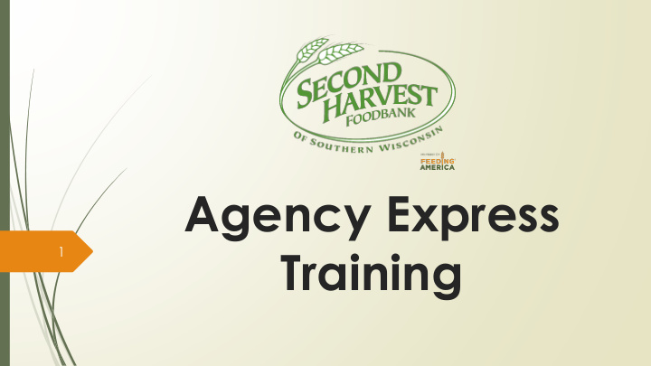 agency express training
