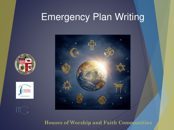 emergency plan writing