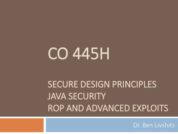 co 445h