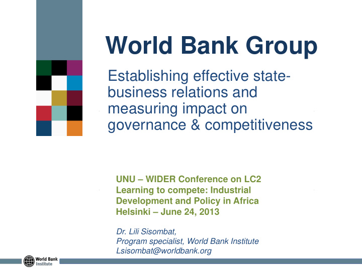 world bank group