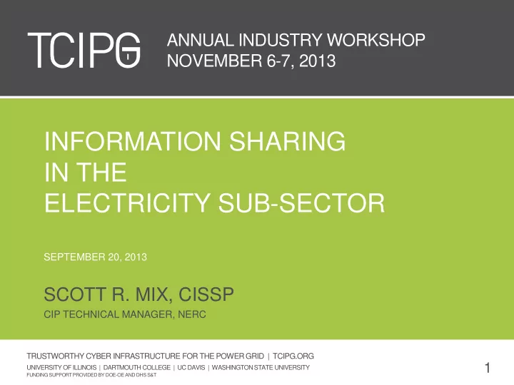 information sharing