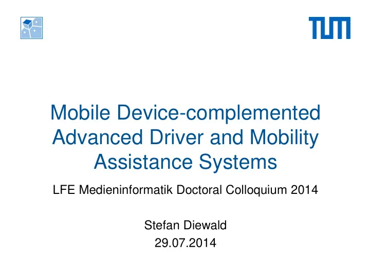 assistance systems