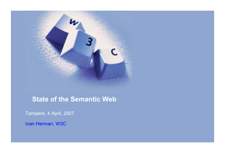 state of the semantic web