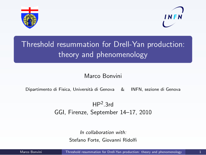 threshold resummation for drell yan production theory and