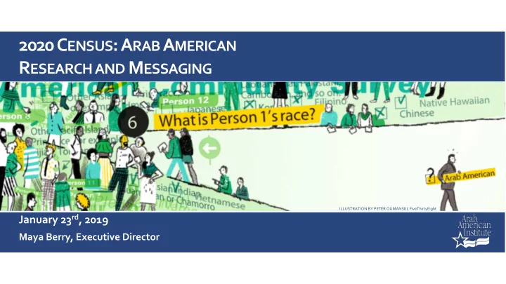 represent the interests of 3 7 million arab americans