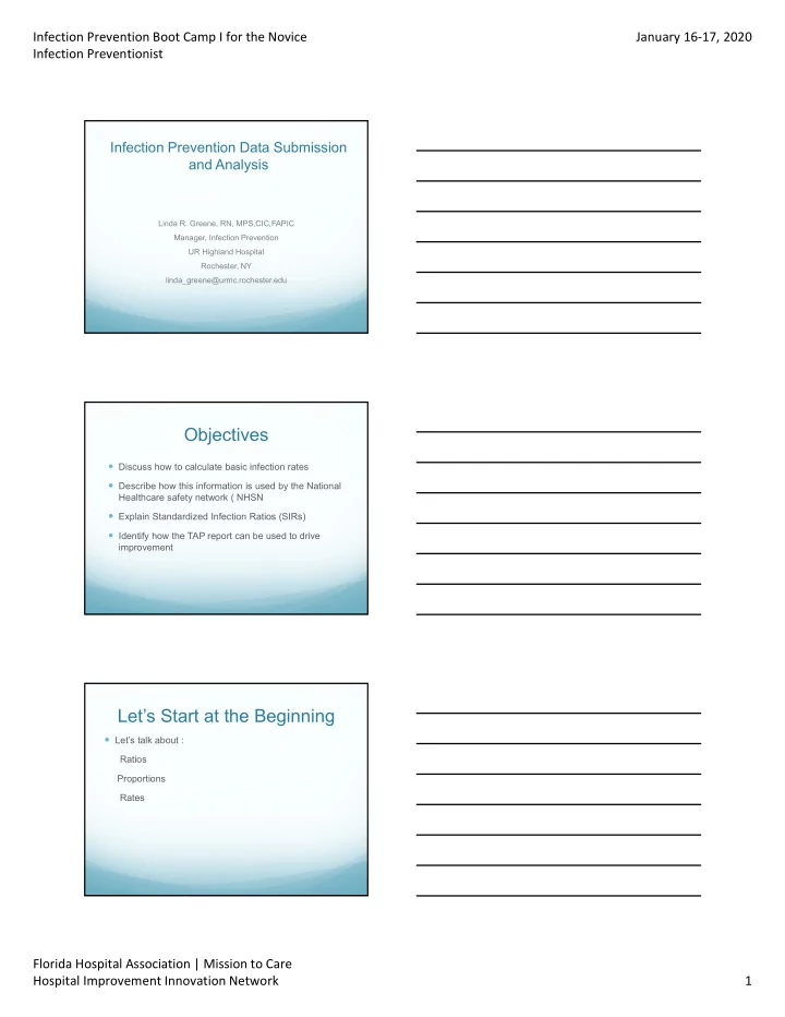 objectives