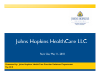 johns hopkins healthcare llc