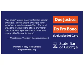 Mr. Michael L. Monahan, Esq.  Pro Bono Director  State Bar of Georgia  mikem@gabar.org  (404)