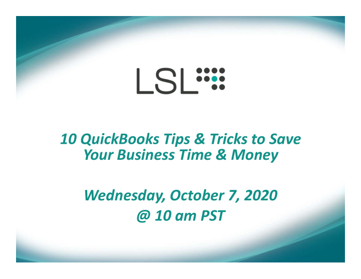 10 quickbooks tips tricks to save your business time
