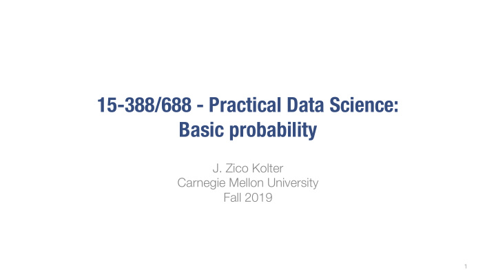 15 388 688 practical data science basic probability