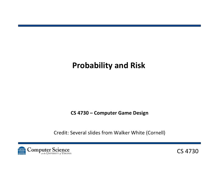 probability and risk