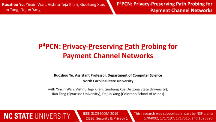 p 4 pcn privacy preserving path probing for payment