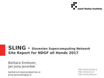 but also prof. dr. Andrej Filipi , IJS, UNG  prof. dr. Borut P . Kerevan , Uni Lj, IJS Dejan