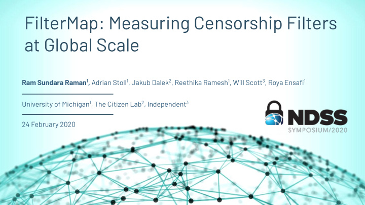 filtermap measuring censorship filters at global scale