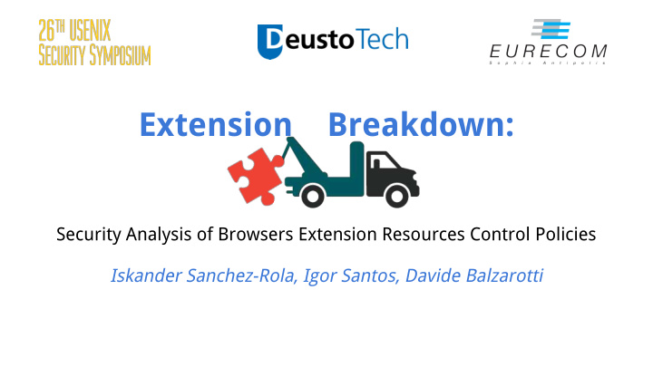 extension breakdown