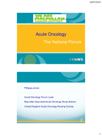 acute oncology