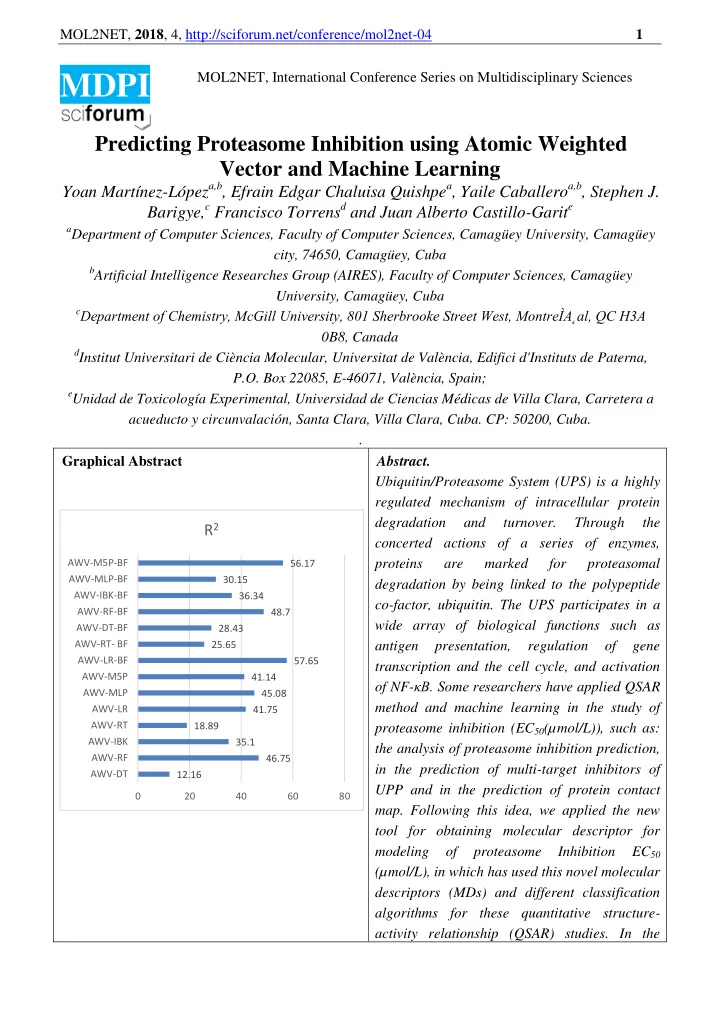 mol2net 2018 4 http sciforum net conference mol2net 04 2