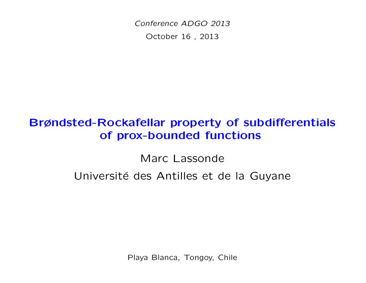 br ndsted rockafellar property of subdifferentials of